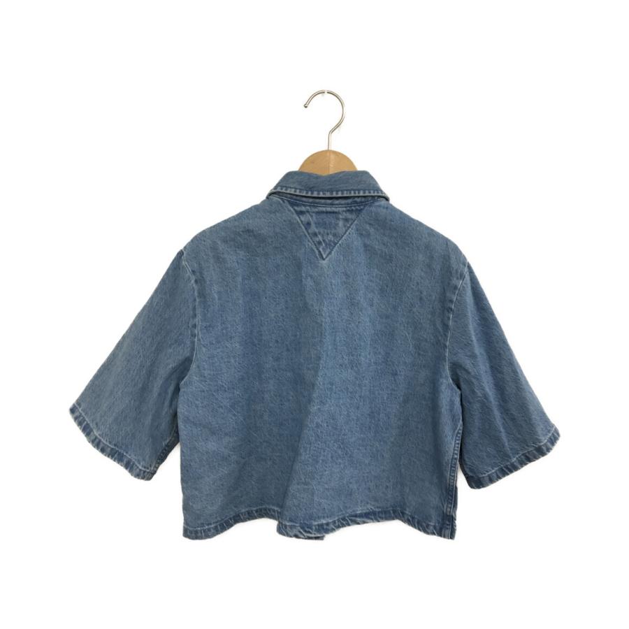 美品 トミージーンズ 半袖デニムジャケット Gジャン レディース SIZE M 