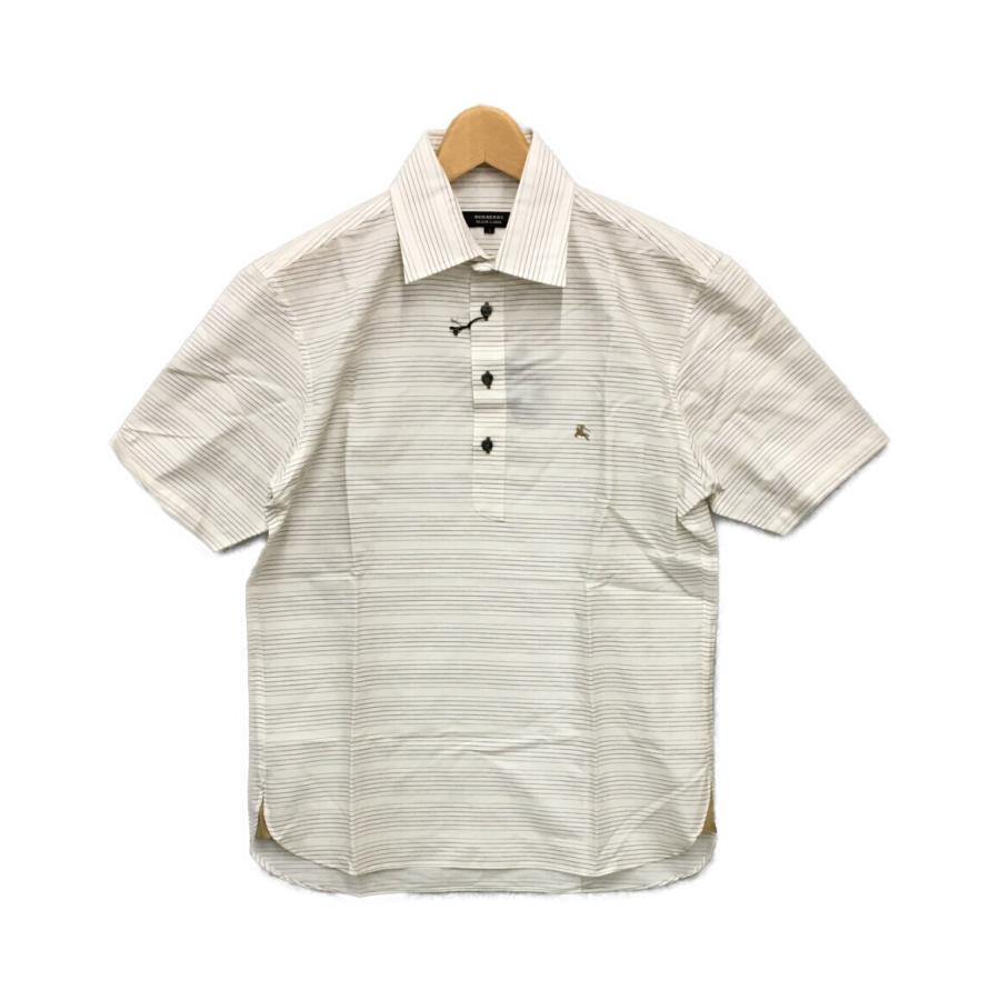 美品 バーバリーブラックレーベル 半袖シャツ メンズ SIZE 2 (M 