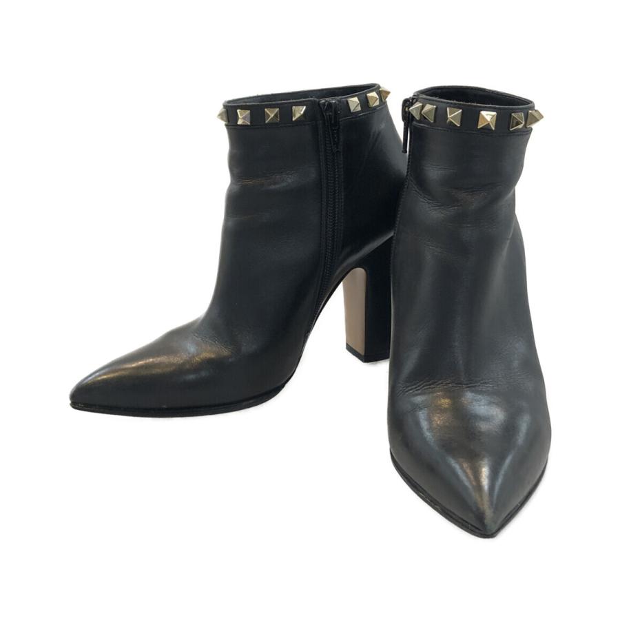 VALENTINO ロックスタッズショートブーツ 37