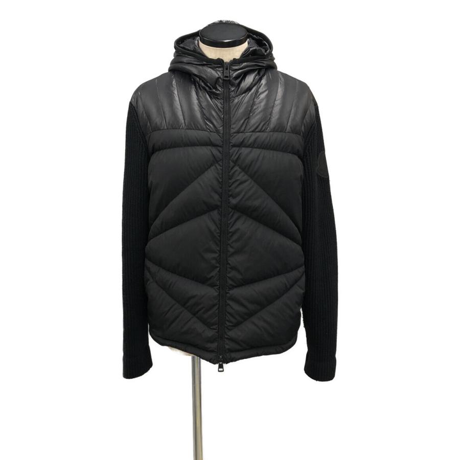 モンクレール ニット切替ダウンジャケット G20929B00008 メンズ SIZE L 