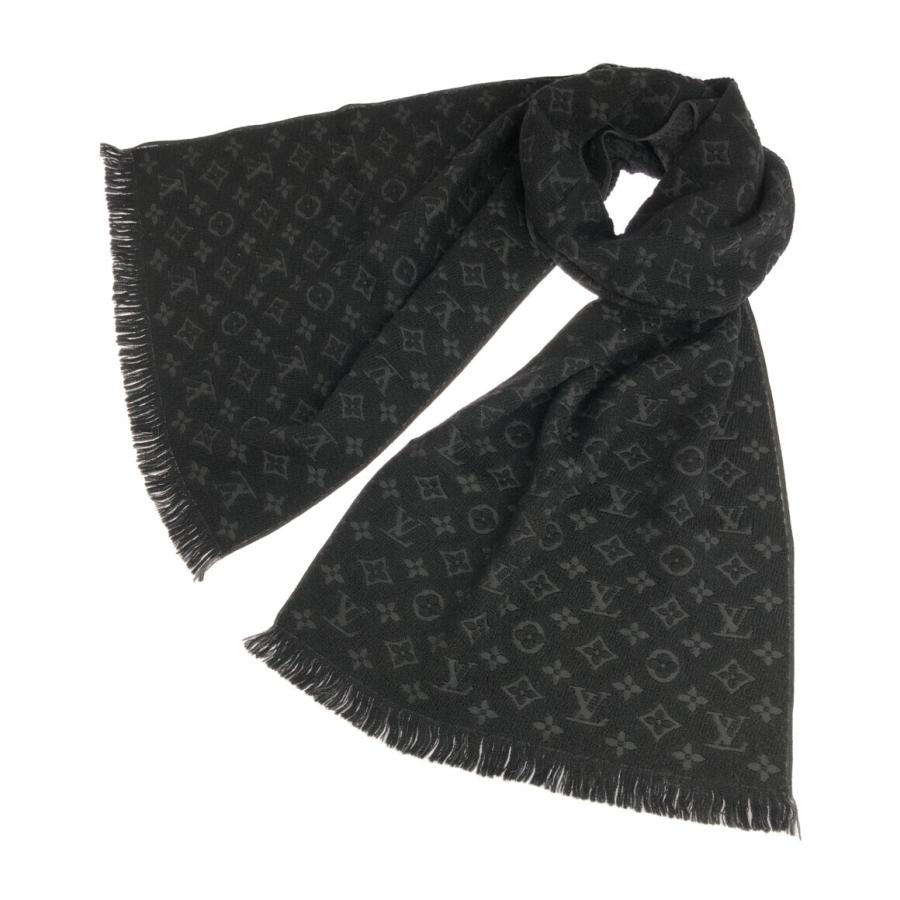LOUIS VUITTON ルイヴィトン　メンズマフラー　wool100% LOUIS VUITTON ルイヴィトンメンズマフラーwool100%