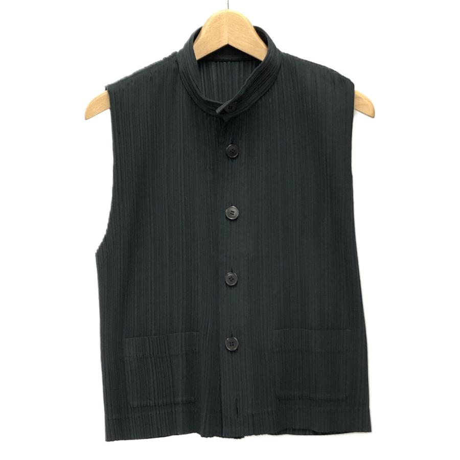 イッセイミヤケ プリーツベスト メンズ SIZE M (M) ISSEY MIYAKE 中古