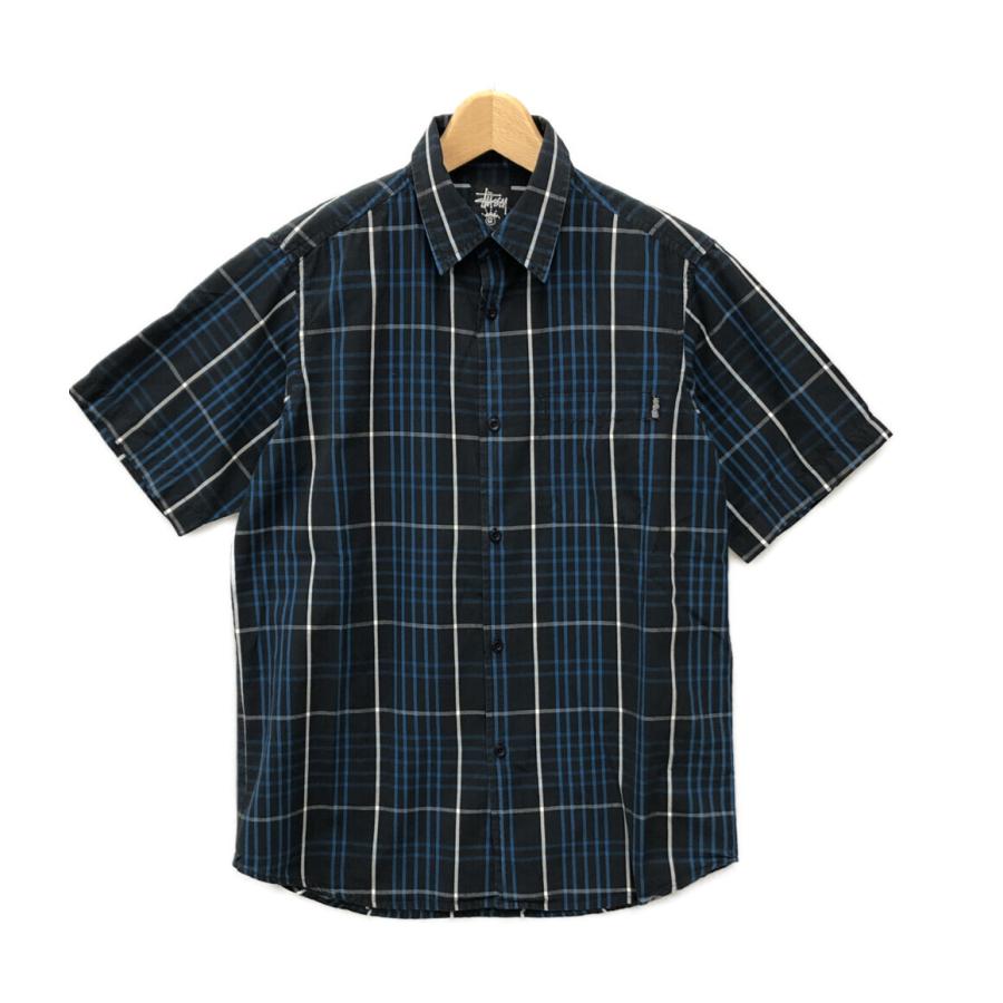 ステューシー 半袖シャツ チェック柄 メンズ SIZE MEDIUM (M) STUSSY 