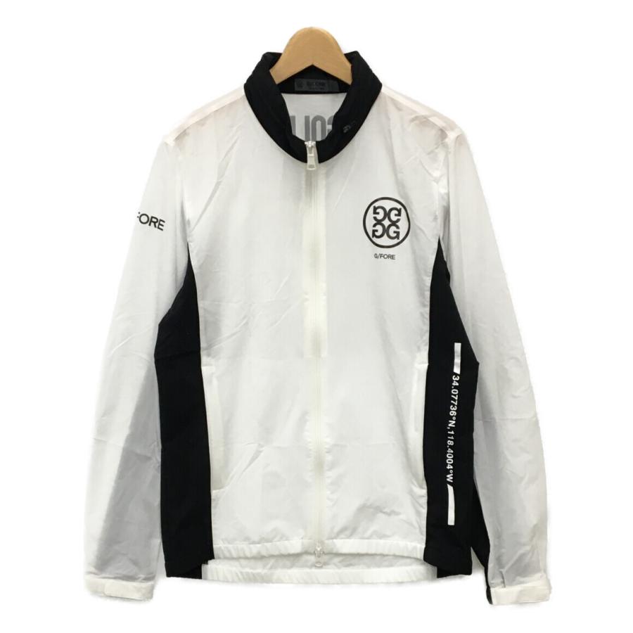 美品 ゴルフジャケット ナイロンジャケット フルジップブルゾン メンズ  