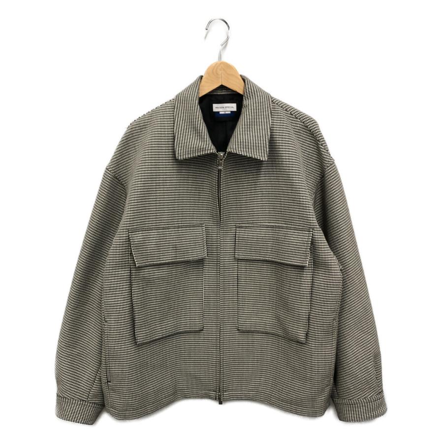 美品 千鳥柄ジップアップブルゾン メンズ SIZE 02 (L) MAISON SPECIAL 