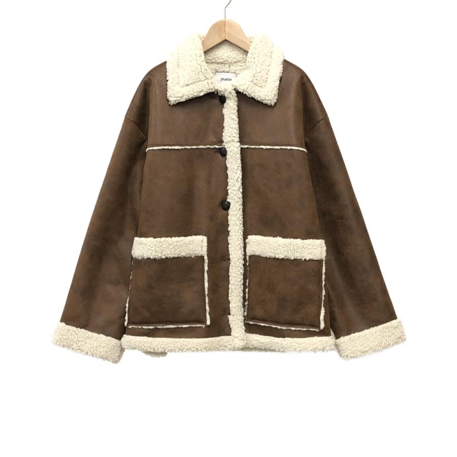 美品 ジュエティ ランチコート ボアジャケット レディース SIZE M (M 