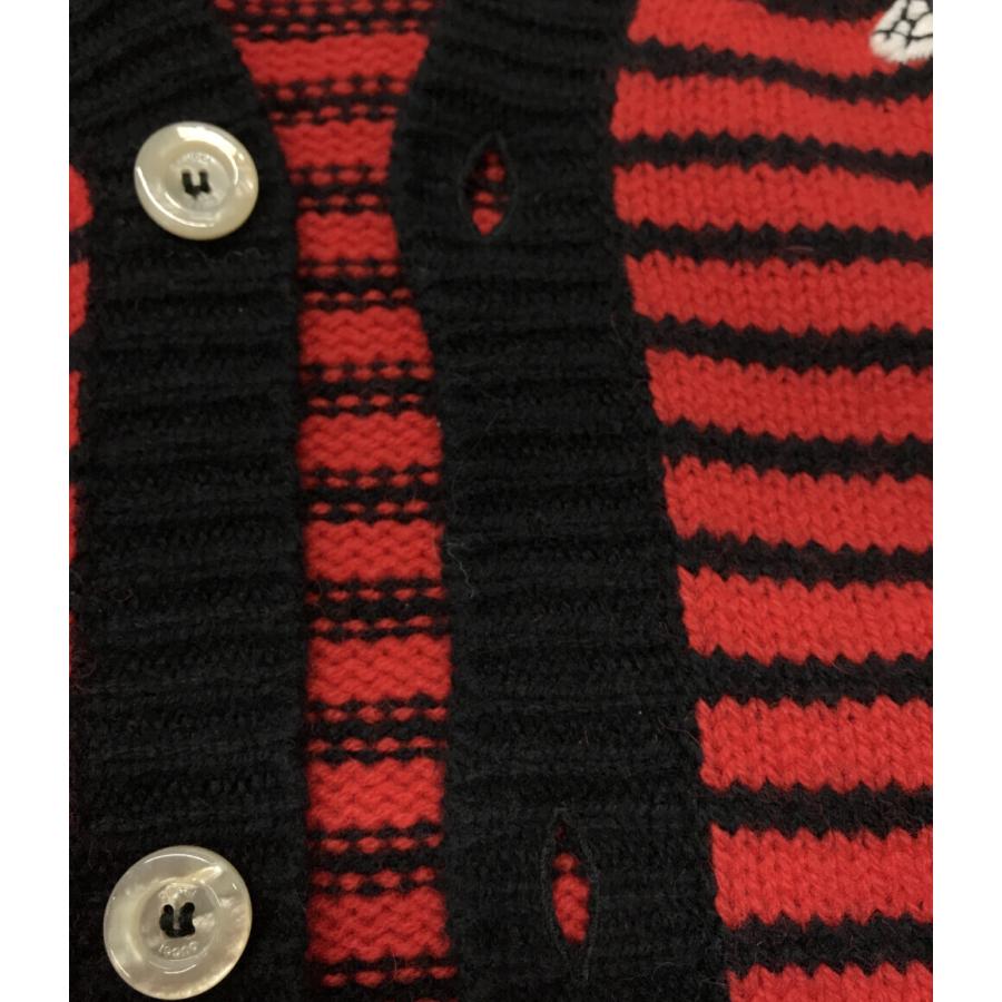 GUCCI グッチ ビー カーディガン メンズ Gucci グッチビー(ハチ) ウールニット カーディガン