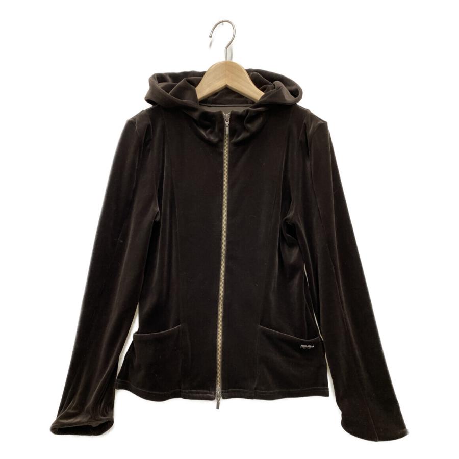 ジップアップパーカー 33177 レディース SIZE 40 (S) VELOUR NOIR by 