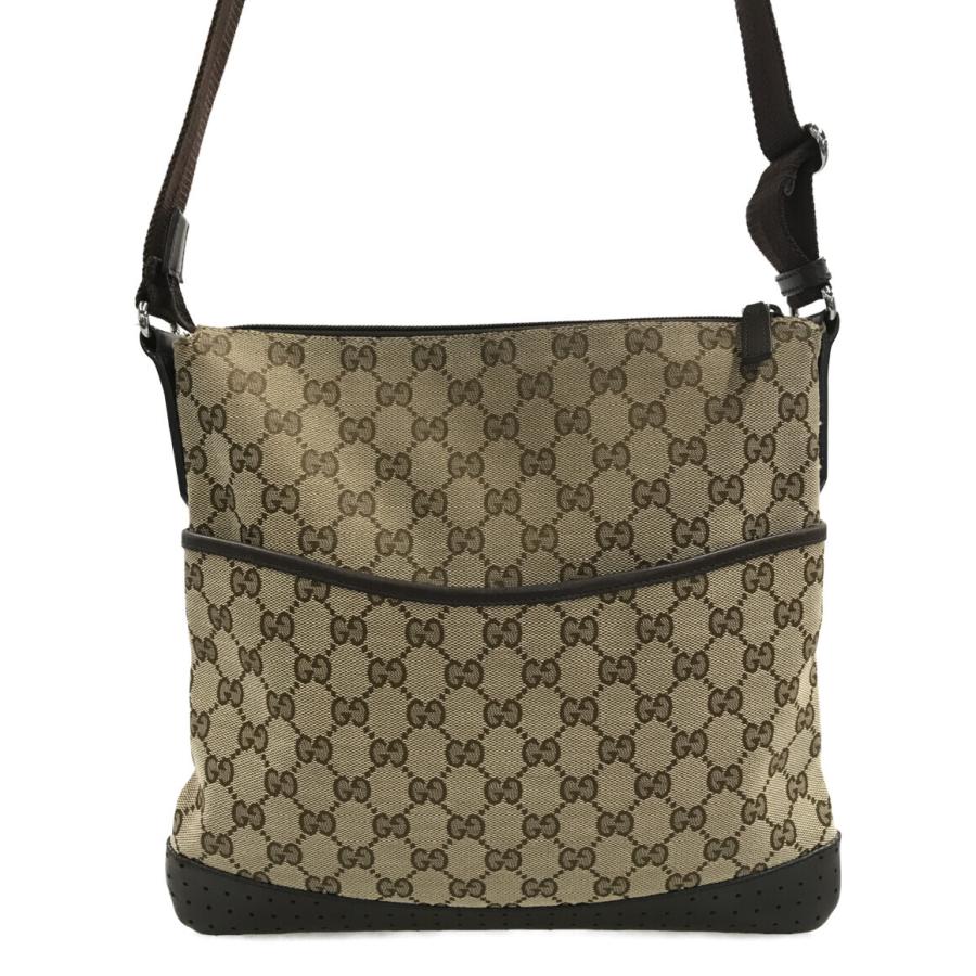 訳あり グッチ ショルダーバッグ 斜め掛け 145857 506631 GGキャンバス  