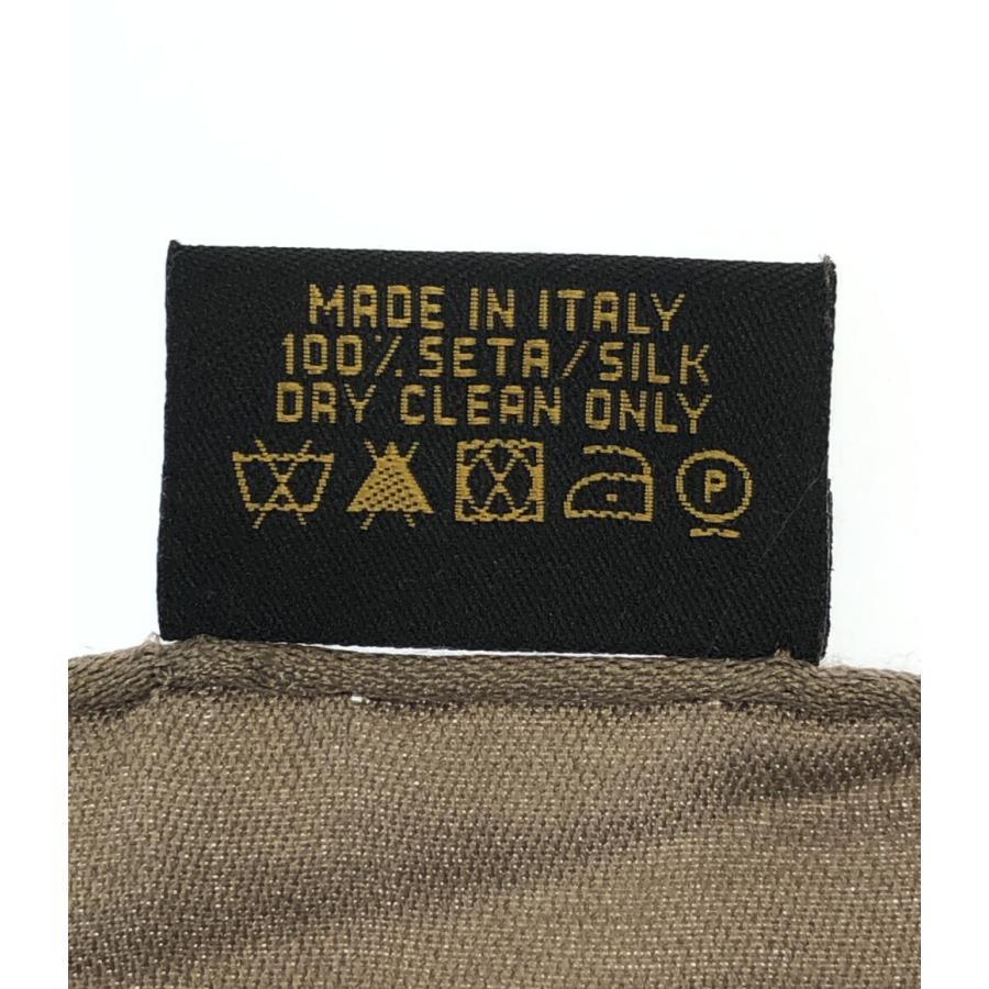 ブルガリ 大判ストール シルク100% ロゴマニア レディース