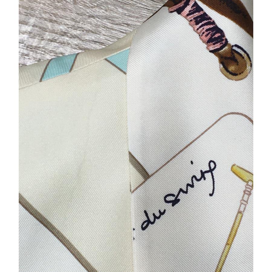 エルメス ベスト シルク100％ 乗馬柄 レディース SIZE 40 (M) HERMES 