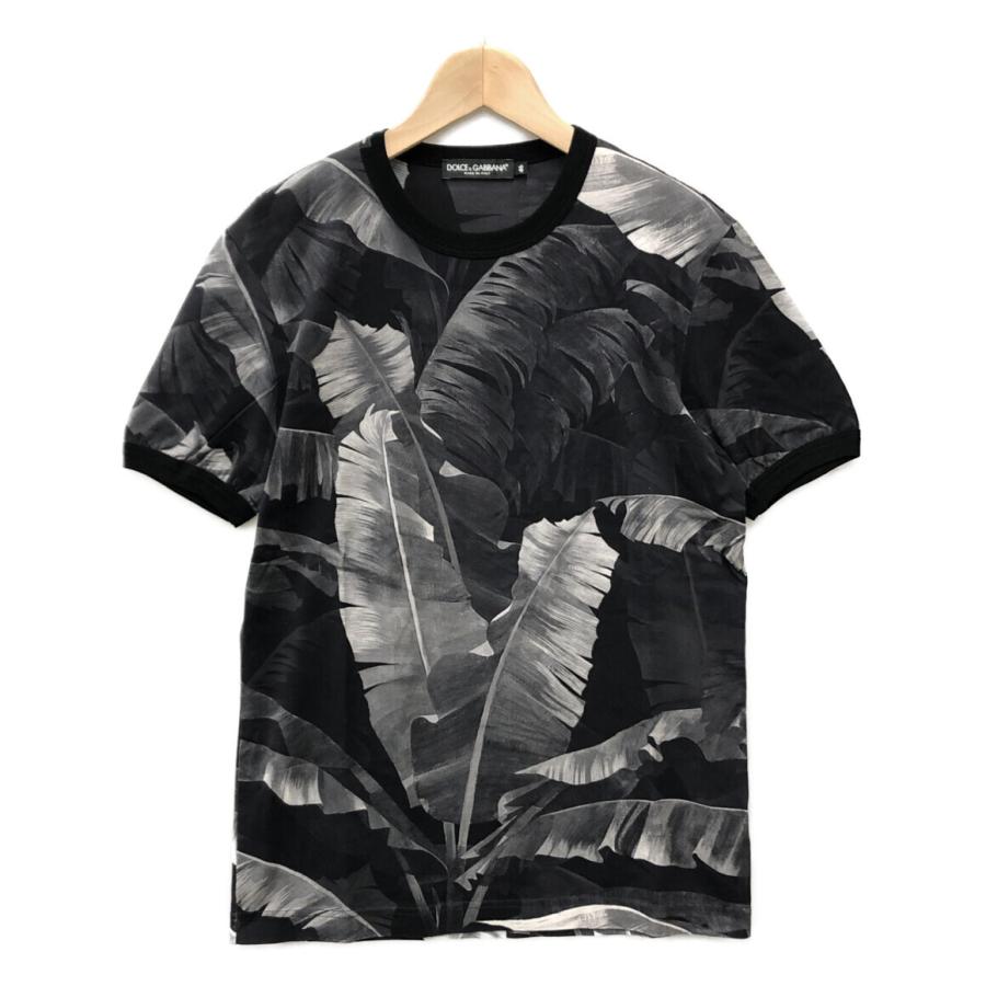 美品 ドルチェアンドガッバーナ 半袖Tシャツ リーフ柄 レディース SIZE  