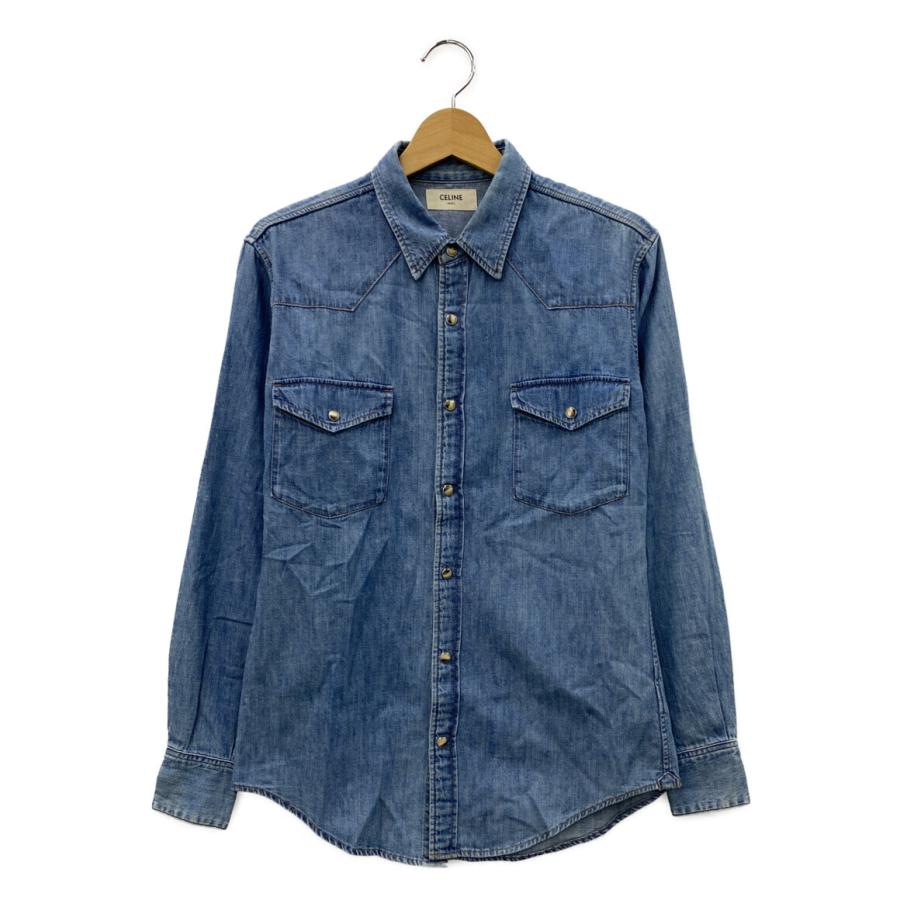セリーヌ デニムシャツ メンズ SIZE S (S) CELINE 中古 セリーヌ デニムシャツ メンズ SIZE S (S) CELINE 中古