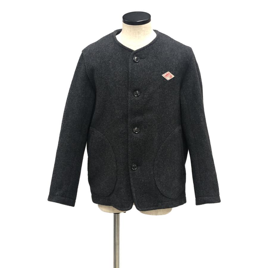 ダントン ウールモッサ ノーカラーシングルジャケット メンズ SIZE 40 