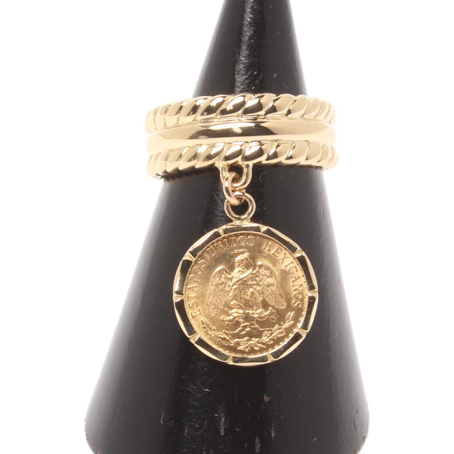 18金指輪コインリング9号