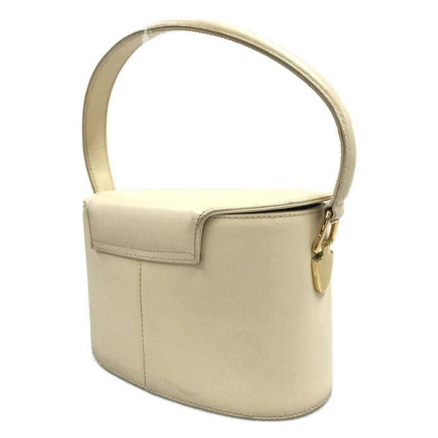 Gianfranco Lotti Retail ベージュ レザー ハンドバッグ