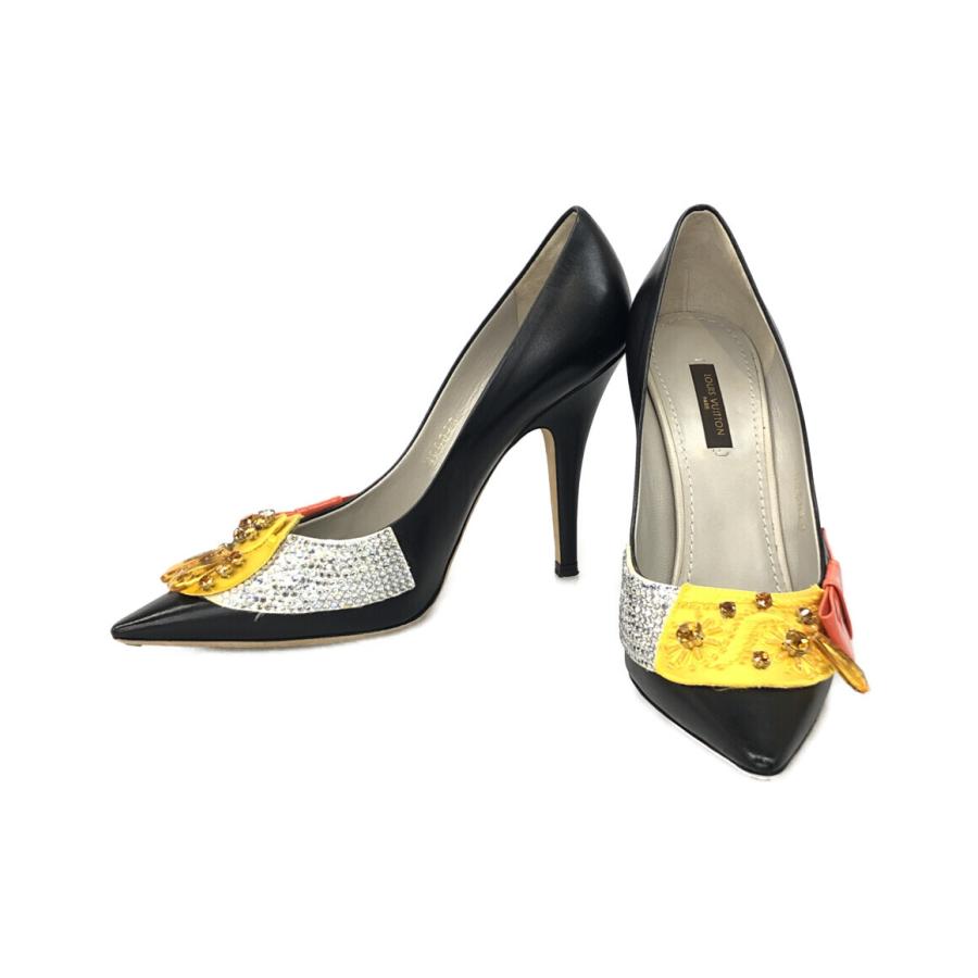 ルイヴィトン ハイヒール ビジューパンプス NQ0028 レディース SIZE 37 