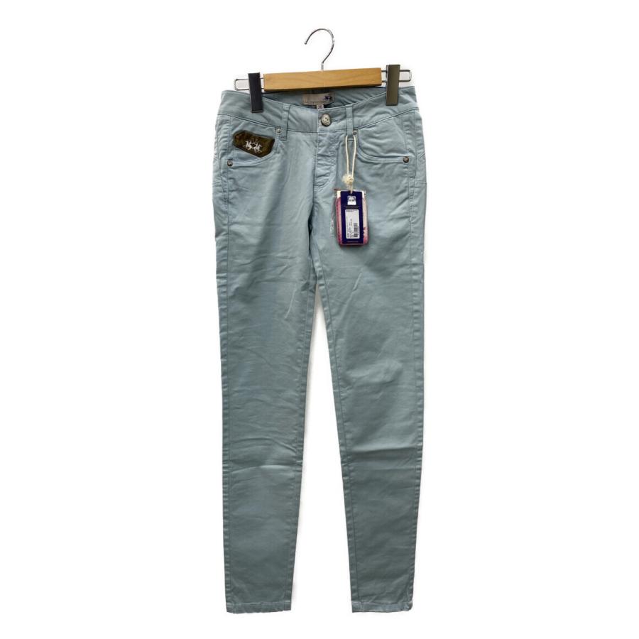 美品 スキニーパンツ 水色 レディース SIZE 26 (S) 中古 : abo0033006 