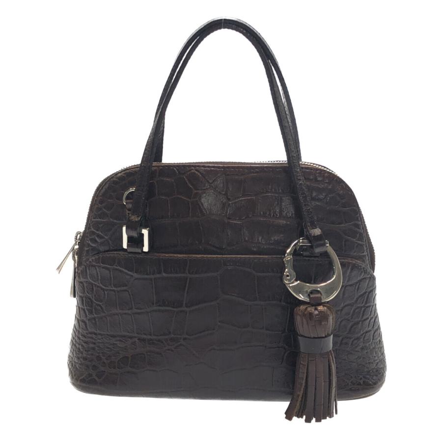 FOXEYワニ革ブラックベルト