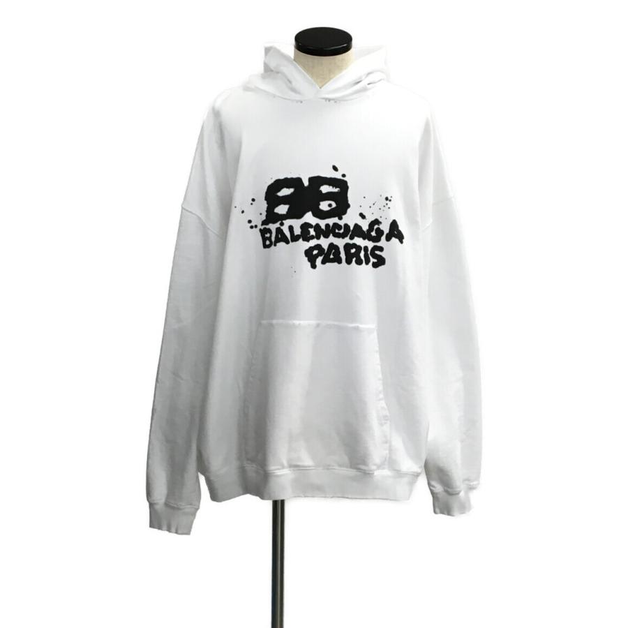 バレンシアガダメージ加工オーバーサイズパーカー