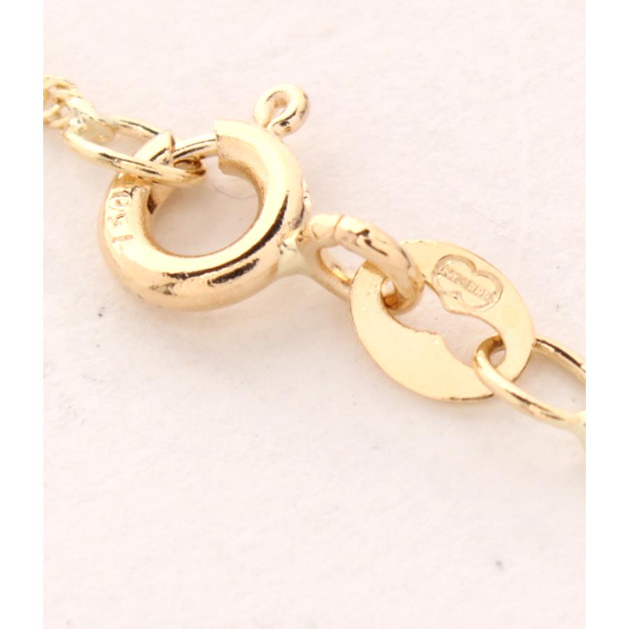 美品 ウノアエレ ネックレス K18 D0.05 パール アクアマリン 