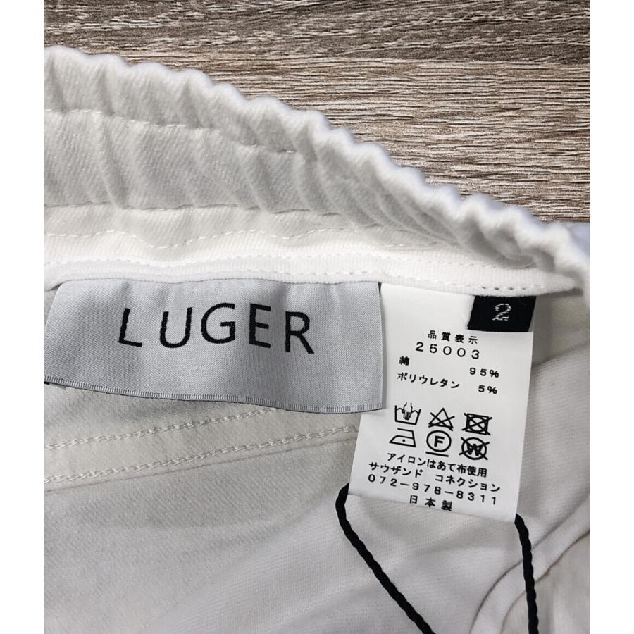美品 ホワイトデニムパンツ レディース SIZE 2 (M) LUGER 中古 