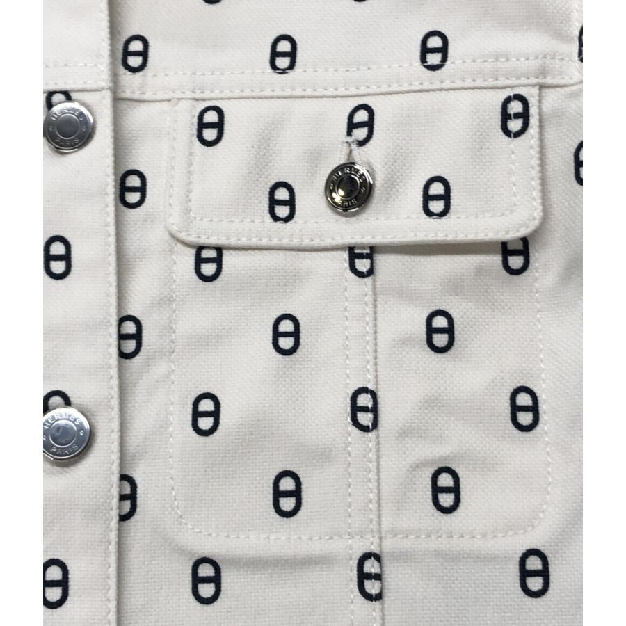 美品 エルメス シェーヌダンクル デニム ジャケット セリエ 美品 エルメス シェーヌダンクル デニム ジャケット セリエ