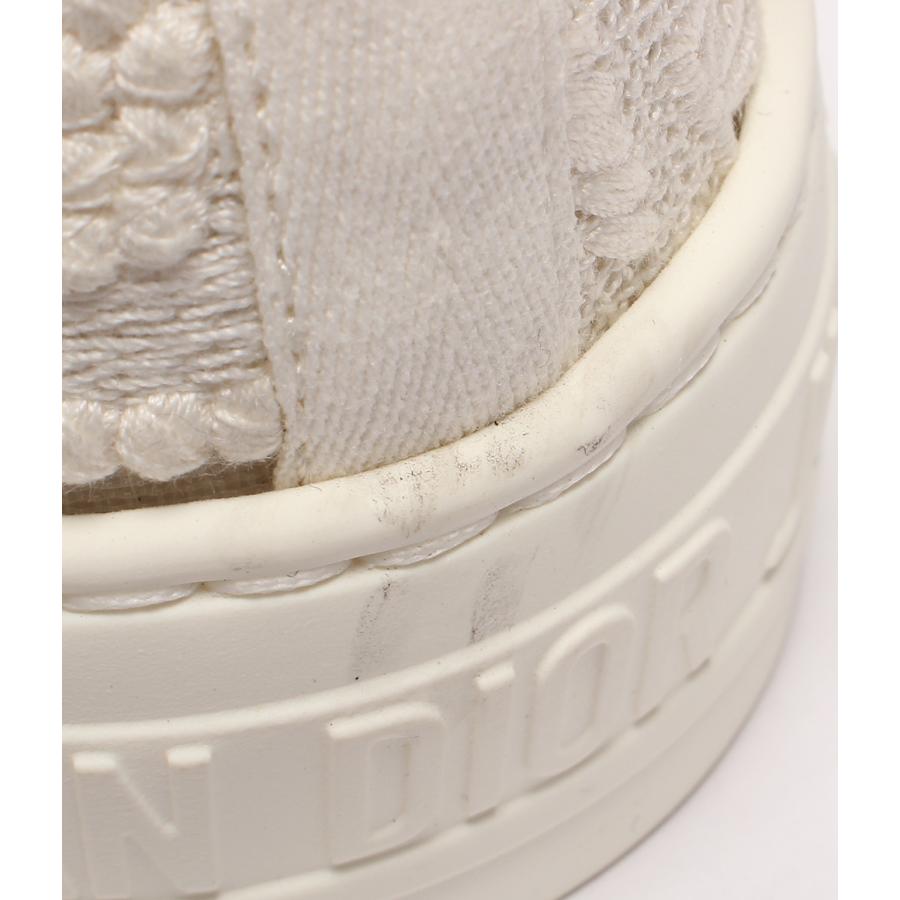 クリスチャンディオール マクラメモチーフメッシュスニーカー  