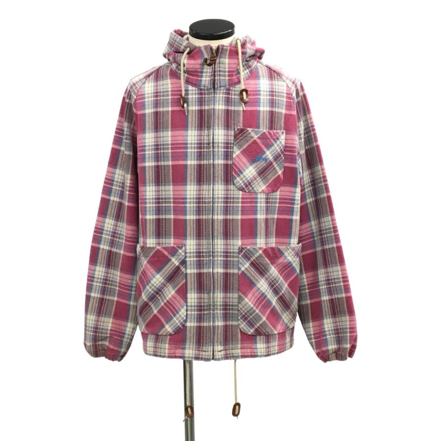 ステューシー ジップネルチェックパーカー メンズ SIZE LARGE (L ステューシー ジップネルチェックパーカー メンズ SIZE LARGE (L