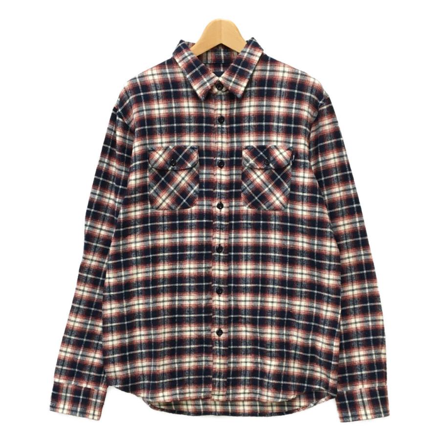 美品 ステューシー ネルシャツ 長袖シャツ チェック柄 メンズ SIZE 