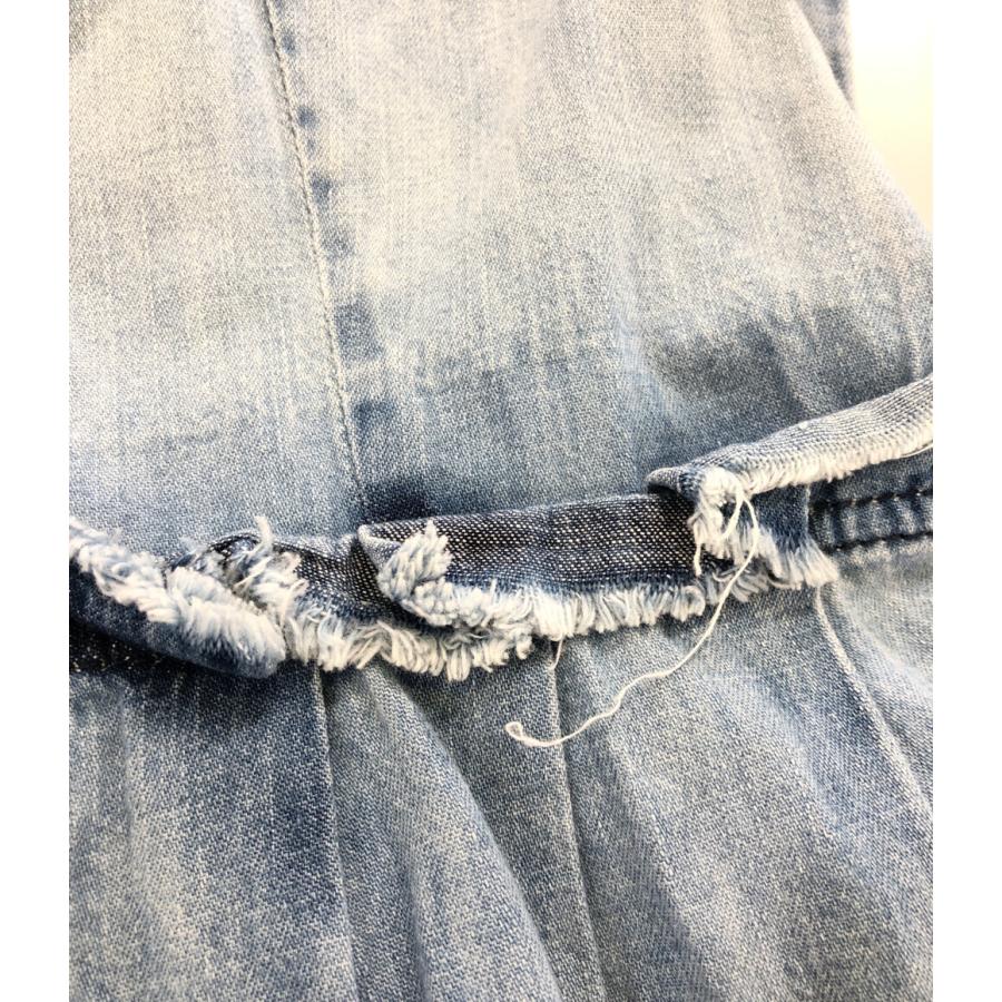 ディーゼル 半袖デニムワンピース 花柄 レディース SIZE M (M) DIESEL 