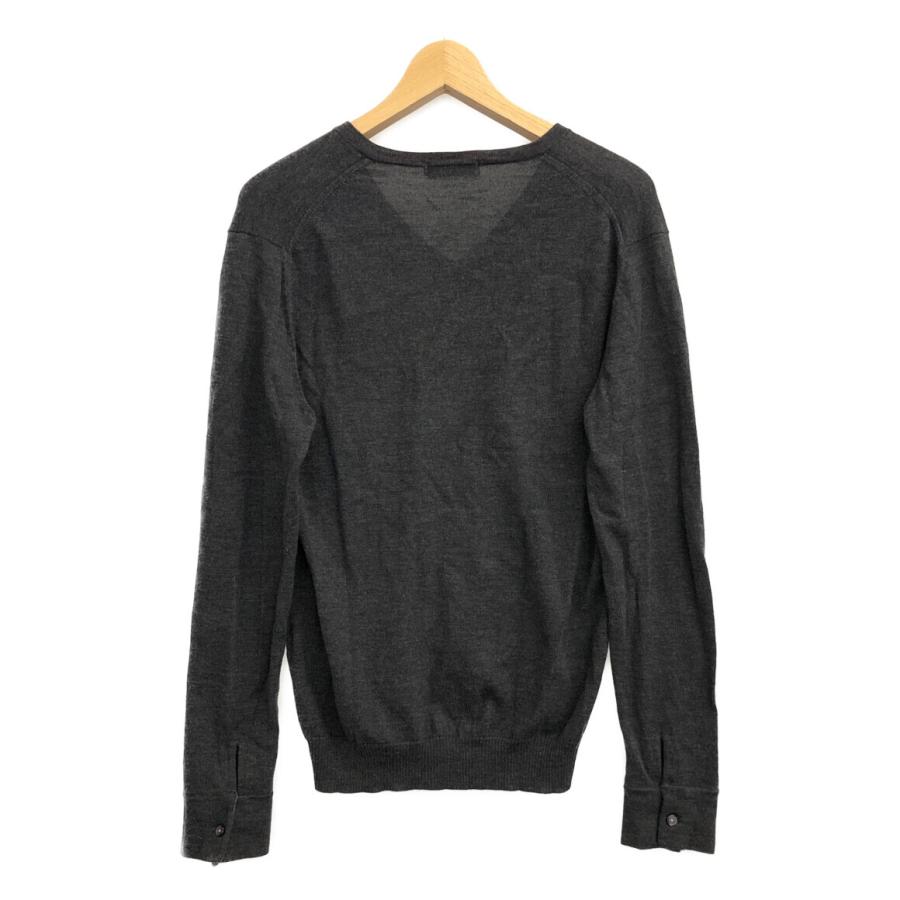 バーバリーブラックレーベル Vネック長袖ニット メンズ SIZE 2 (M 