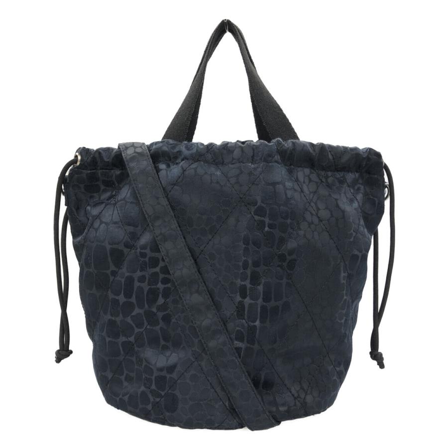 2way 巾着ハンドバッグ ショルダーバッグ 斜め掛け レディース BARNEYS 