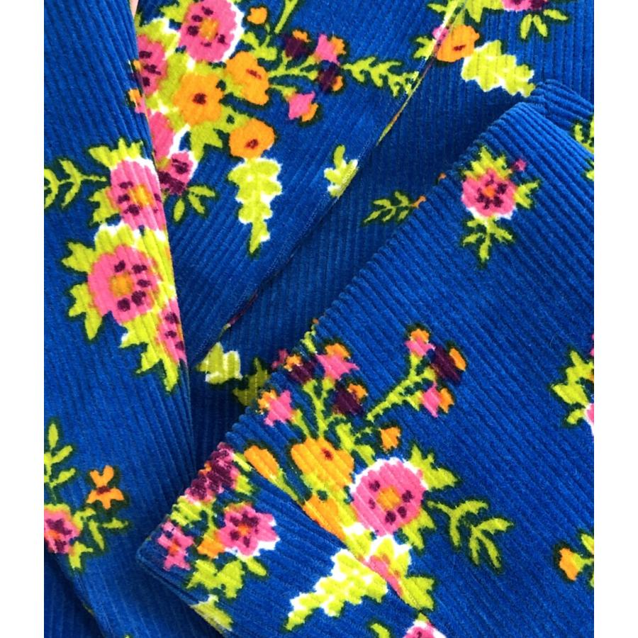 美品 グッチ コーデュロイジャケット 花柄 レディース SIZE 38 (S  