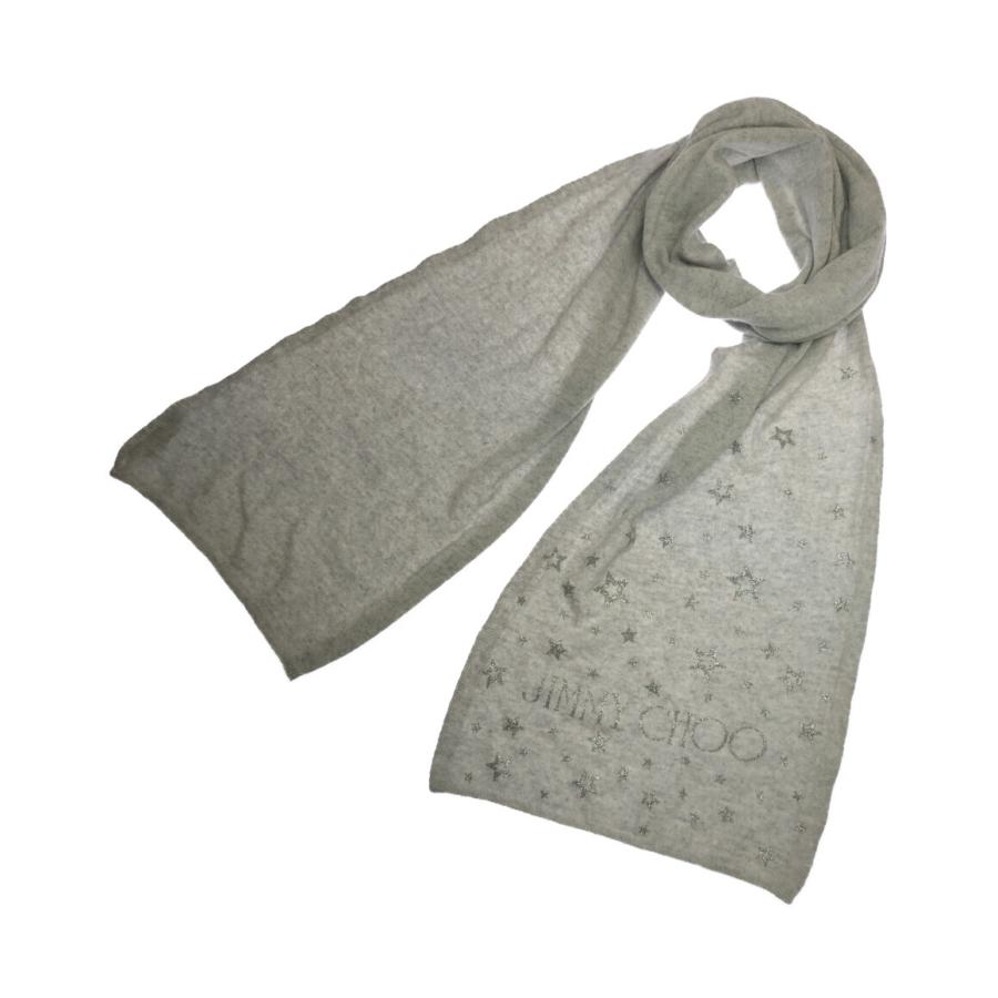 ジミーチュウ マフラー スタープリント ラメ レディース JIMMY CHOO  