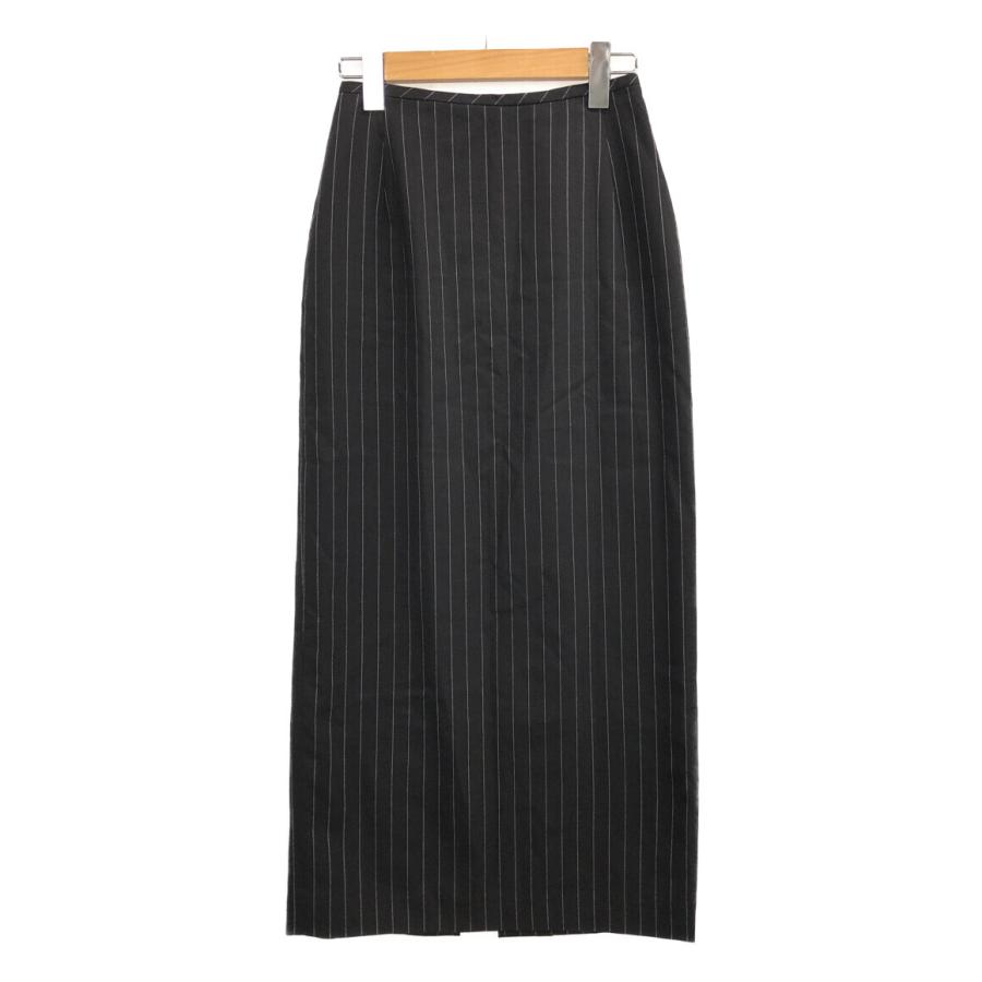 美品 ユキトリイ ストライプロングスカート レディース SIZE 9 (M  