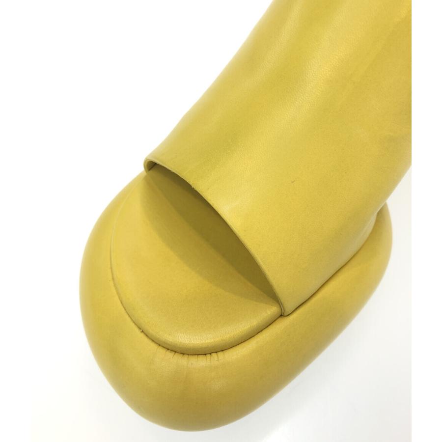 ジルサンダー ブロックヒールレザーミュール レディース SIZE 37 (L 