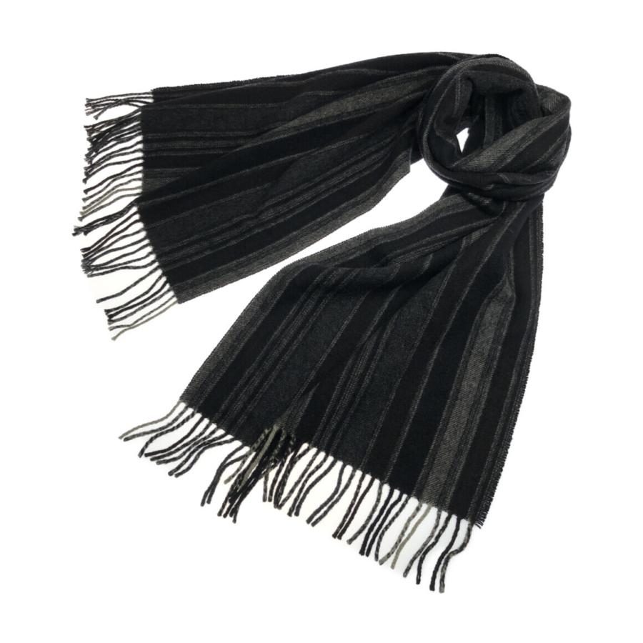 ダンヒル マフラー カシミヤ100％ ストライプ柄 メンズ Dunhill 中古  