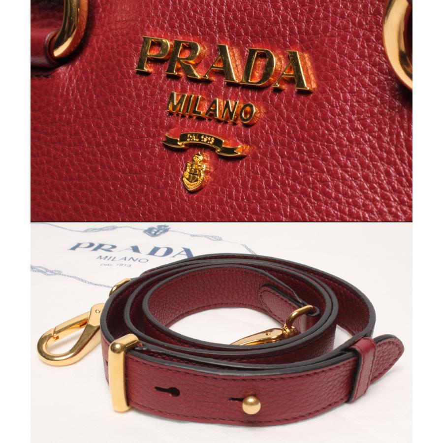 美品 プラダ 2wayレザーハンドバッグ ショルダーバッグ VITELLO 美品 プラダ 2wayレザーハンドバッグ ショルダーバッグ VITELLO