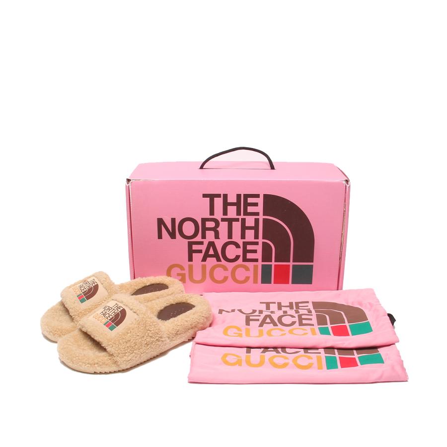 GUCCI NORTHFACE コラボボアサンダル