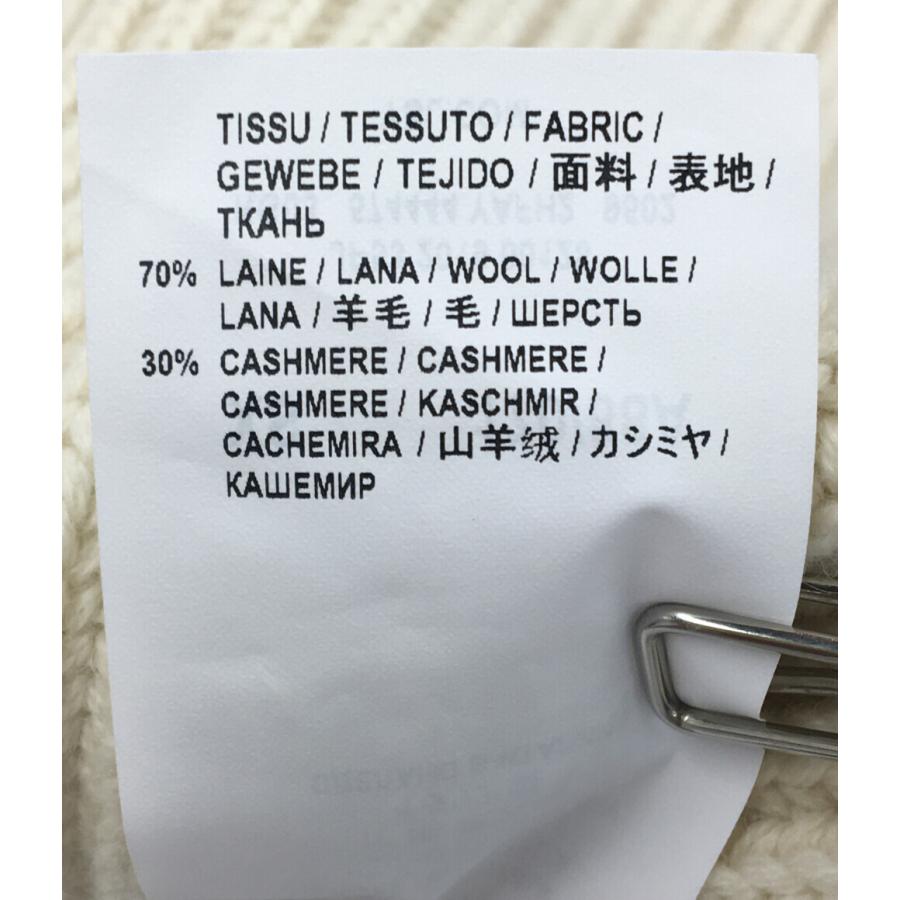 美品 サンローランパリ カシミヤ混 クルーネックニット セーター 