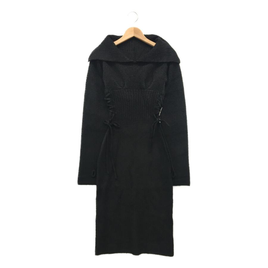 ルーメロングニットワンピース 長袖ワンピース レディース SIZE F (M 