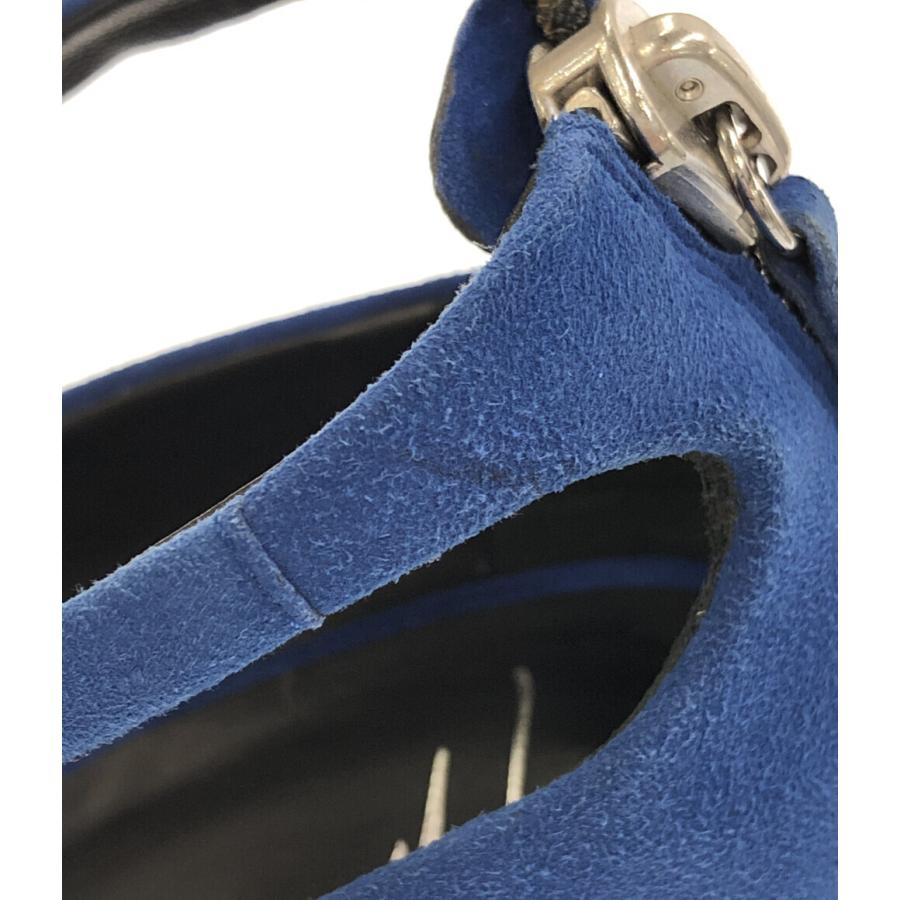 ジュゼッペザノッティ アンクルストラップパンプス スウェード  