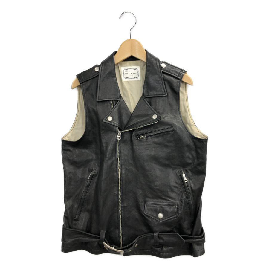 ノースリーブライダースジャケット メンズ SIZE L (L) VICTIM 中古