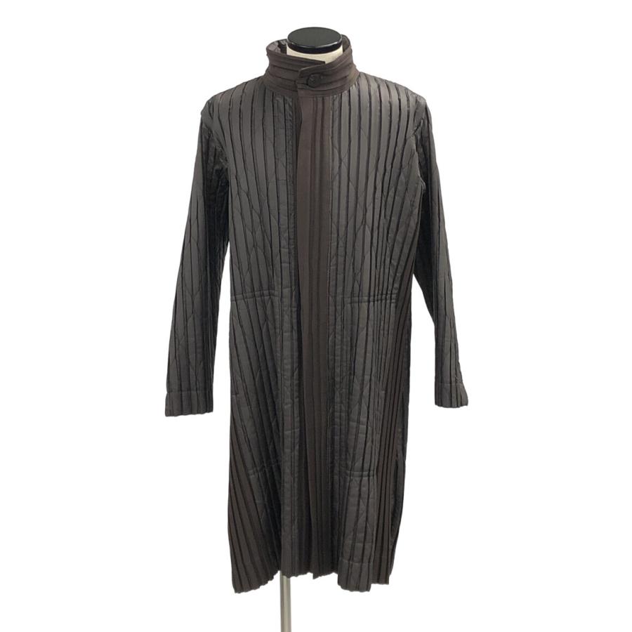 美品 プリーツロングコート HP63FA006 メンズ SIZE 1 (S) HOMME PLISS 