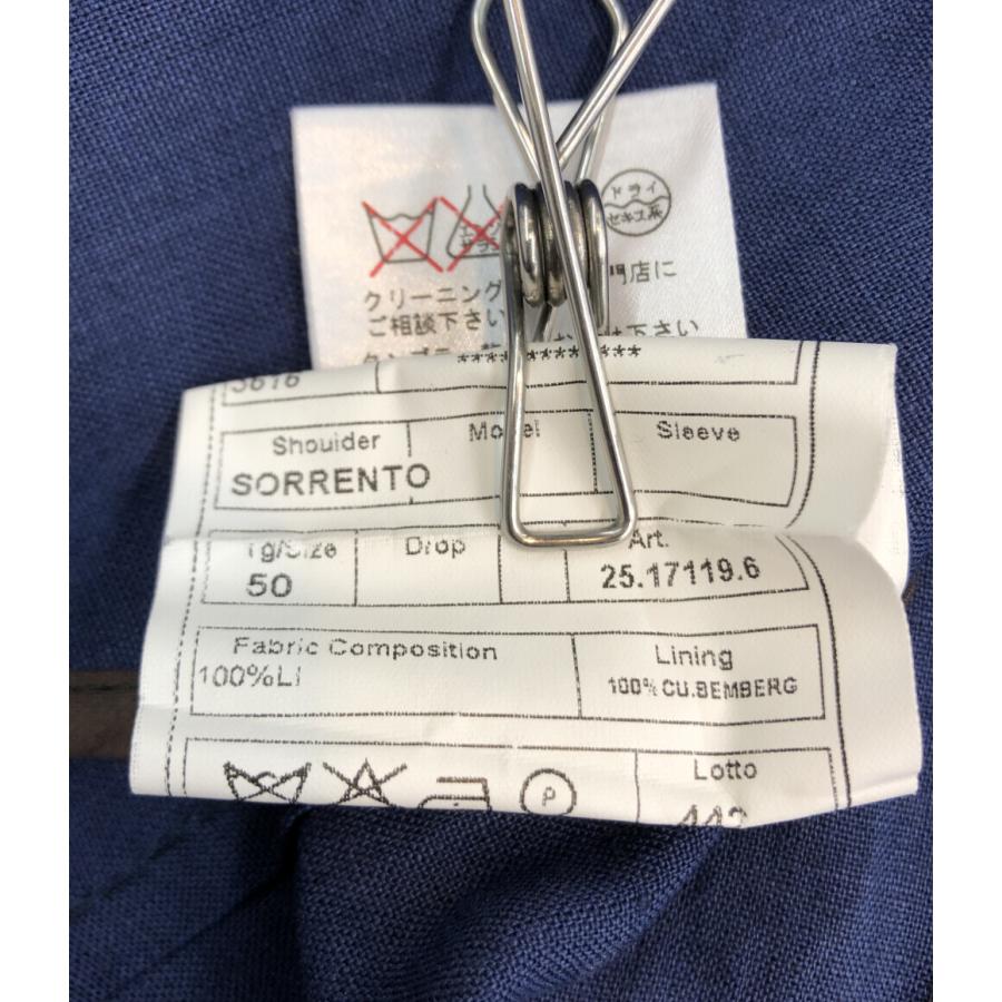 ルイジボレッリ テーラードリネンジャケット メンズ SIZE 50 (XL以上