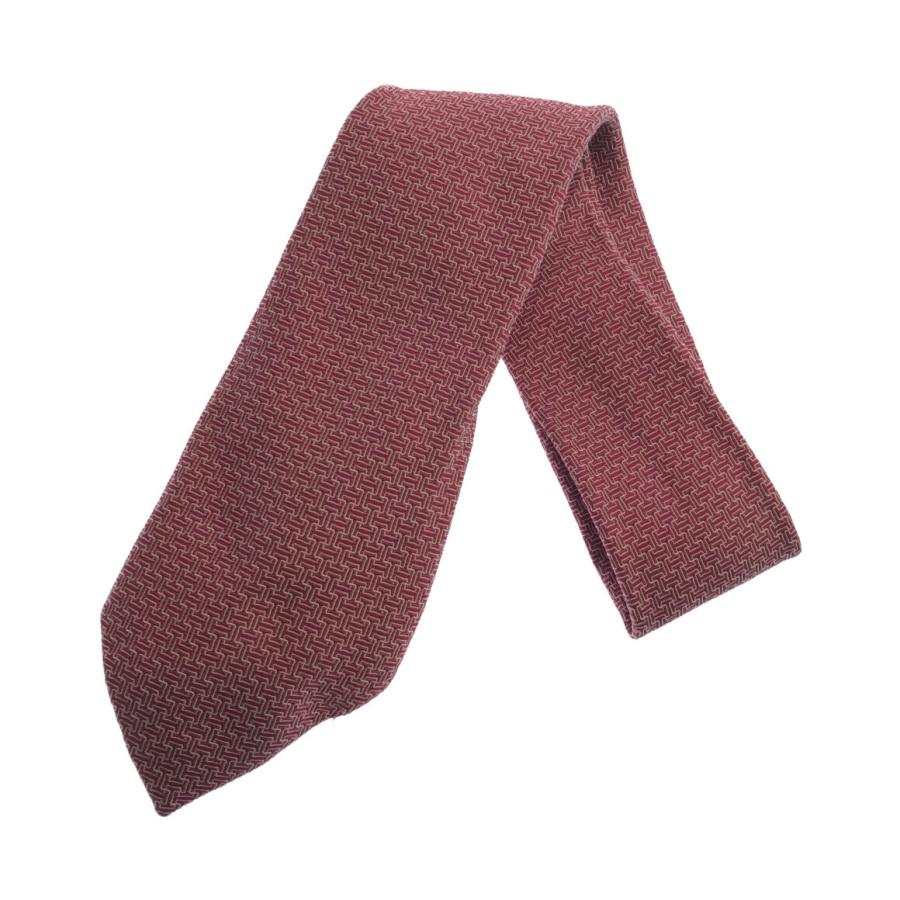 エルメス ネクタイ シルク100％ H柄 659243T メンズ HERMES 中古