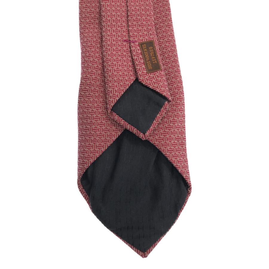 エルメス ネクタイ シルク100％ H柄 659243T メンズ HERMES 中古 