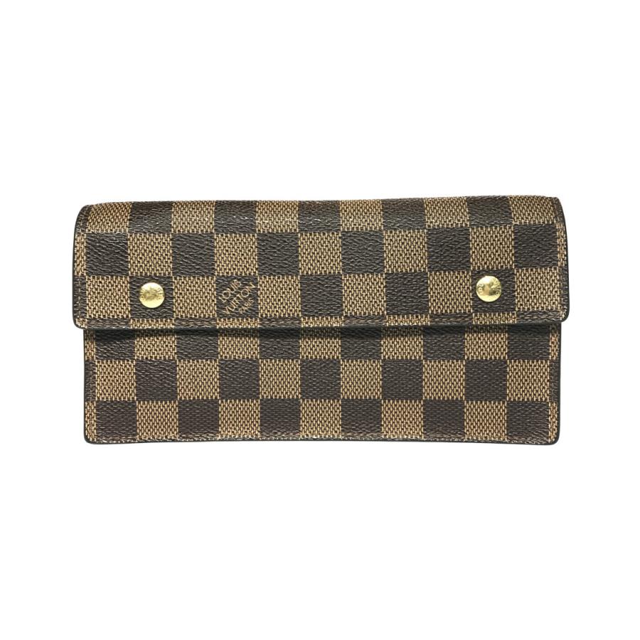 ルイヴィトン ダミエ 長財布 ポルトフォイユアコルディオン N60002