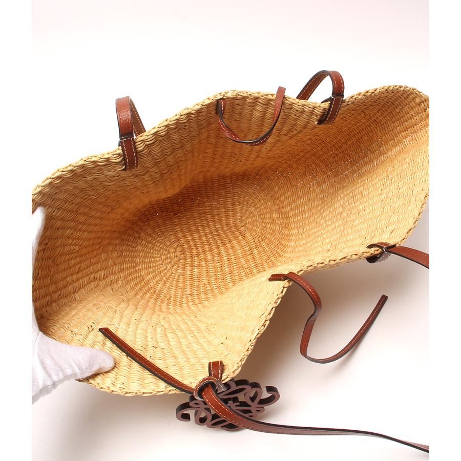LOEWE シェル バスケットバッグ スモール エレファントグラス&カーフ LOEWE シェル バスケットバッグ スモール エレファントグラス&カーフ